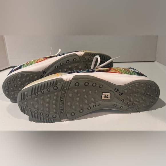 Footjoy Leisure Spikeless Floral Tropical Design Lace‎ Up Women’s Golf Shoes 7.5 - Picture 9 of 10
